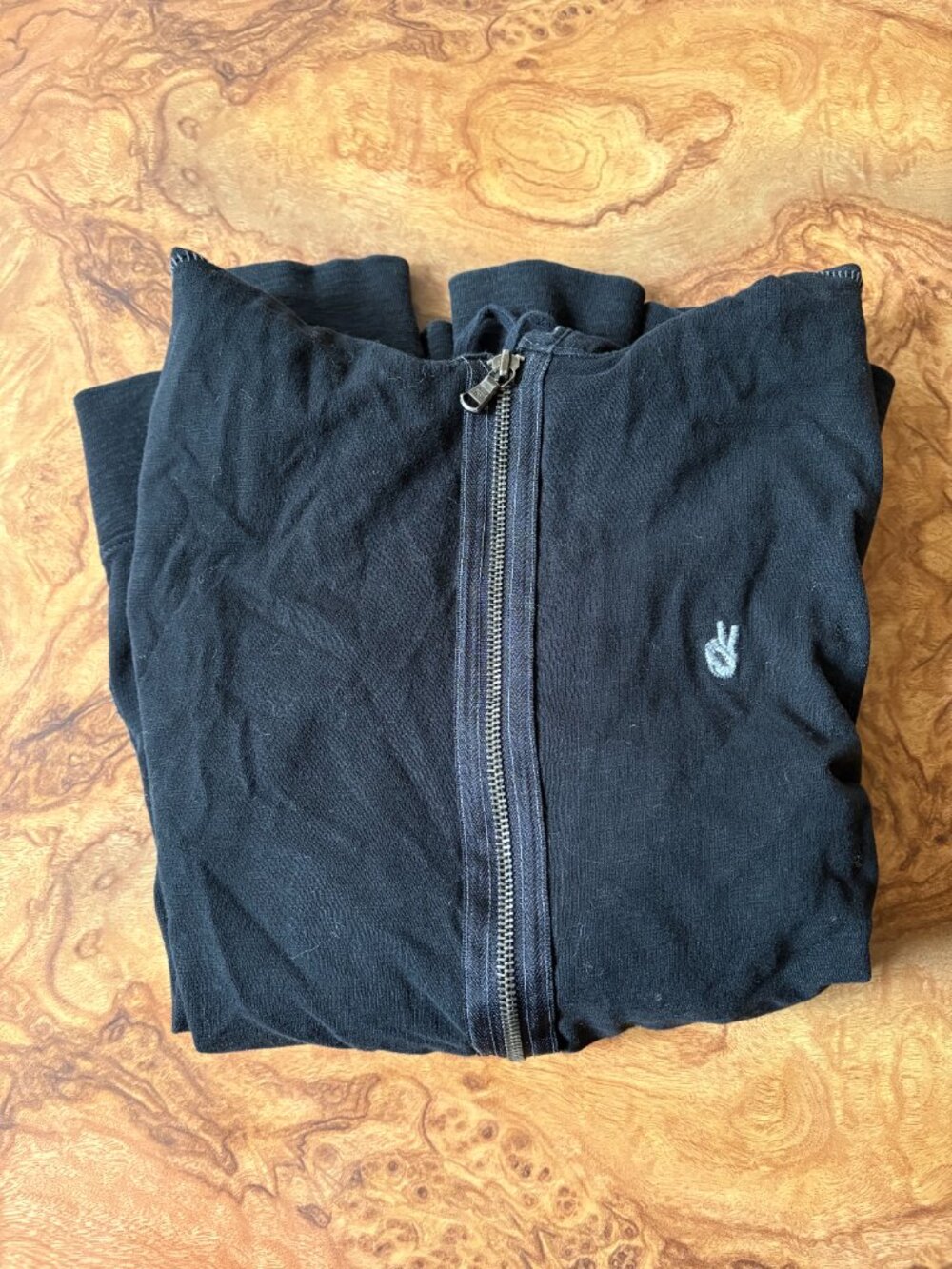 John Varvatos Peace Sign Zip Hoodie - Picture 4 of 6